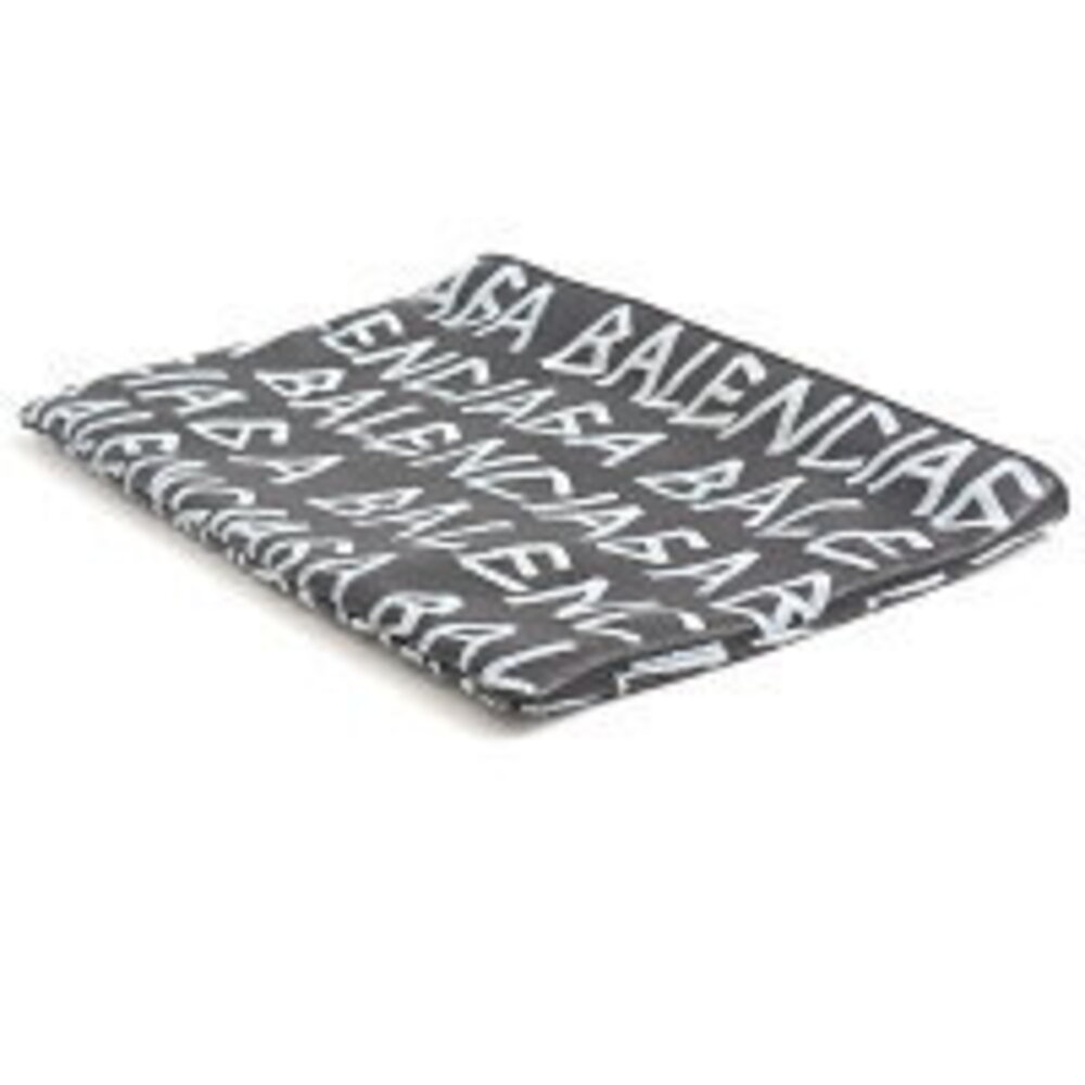 Balenciaga Graffiti Carry Clip Clutch Bag Black - Picture 3 of 3